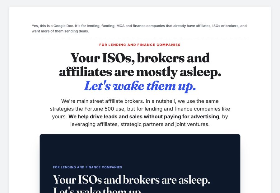Preview of Brokers and ISOs