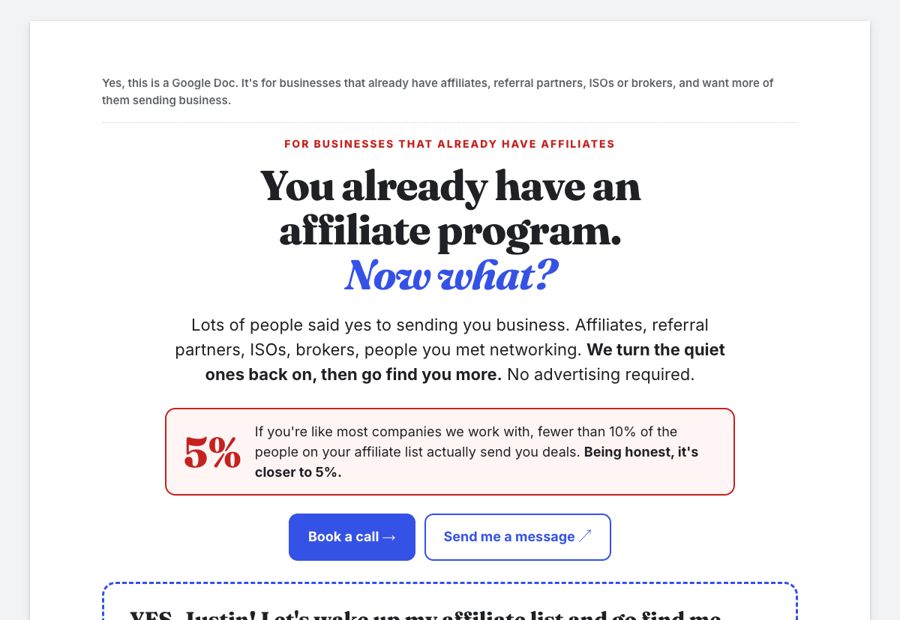 Preview of Grow your affiliate program